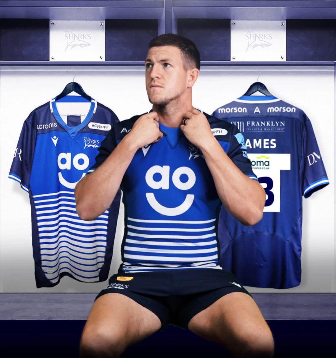 GorseyBank's tweet photo. VERY excited to say that Gorsey legends, the awesome @SamJames560 and @lukeejamess12 from @SaleSharksRugby will be joining us again tomorrow for a spot of training!! #gorseype 🦈🦈🦈🏉🏉🏉 https://t.co/QF3TZq3oHC