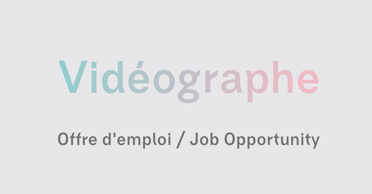 Vidéographe tweet media