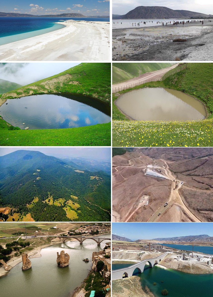 Salda, Dipsiz Göl, Kazdağları, Hasankeyf. Ne göçler, seferler, afetler, savaşlar, işgaller gördüler, bu dönemde gördükleri zararın çeyreğini görmediler