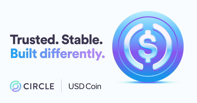 circle's tweet photo. USDC is a full-reserve stablecoin that’s built to last and is always redeemable 1:1 for U.S. dollars. Always.