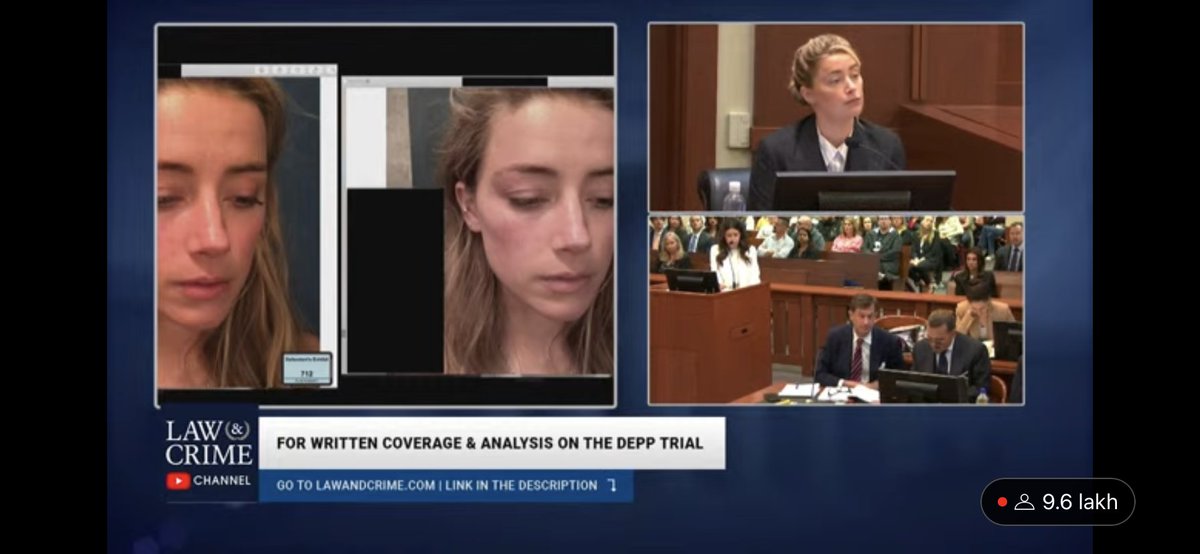 wolfer_crypto's tweet photo. #AmberHeard #JohnnyDeppVsAmberHeardTrial 
Guys both these pics are exactly same , look at the hair strands they are identical. You cannot take two pics at different times with same hair strand position. She lied again! https://t.co/4EMTyz5kbq