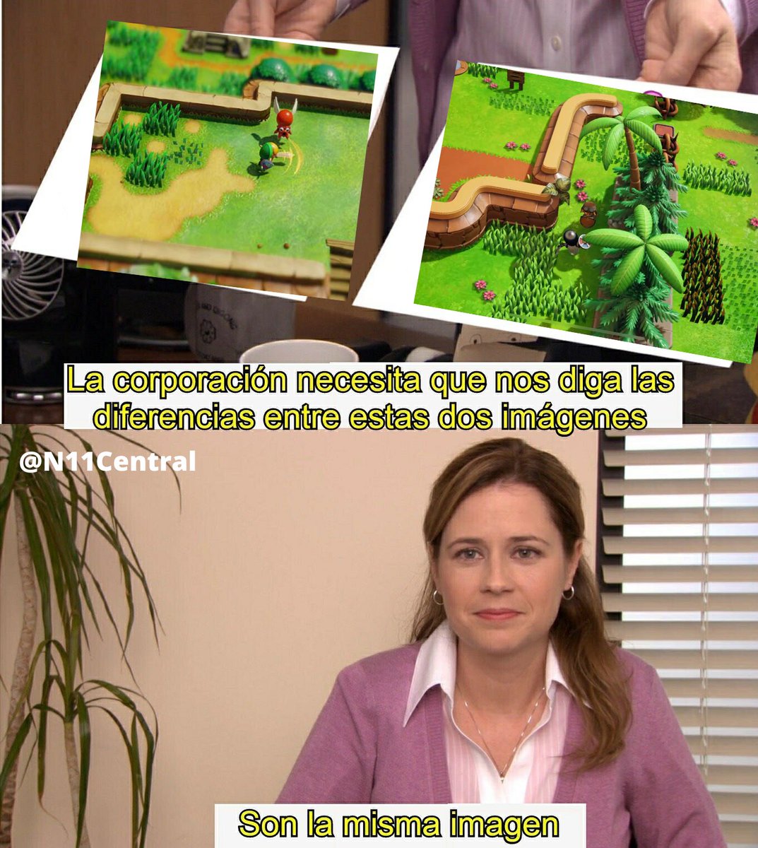 N11Central's tweet photo. Es que son iguales xD #mysplaced #zelda https://t.co/iEwXcg01nc