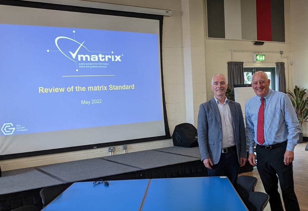 matrix_Standard's tweet photo. It was great to meet with Simon Healey, Chair of the Tees Valley Learning Provider network today whilst presenting an update about the matrix Standard Review. 
If you would like us to present an update about the review  to your network or organsiation then get in touch!
@tvlpn https://t.co/UCUcFuhB1D