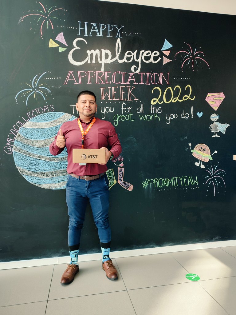 DAY 2, of our Employee Appreciation week. AWESOME!  Today is Crazy Socks Day. <a href="/ATT/">AT&T</a>  🧦✨#ProximityEAW @mexicollectors #lifeatatt @SolizStrong