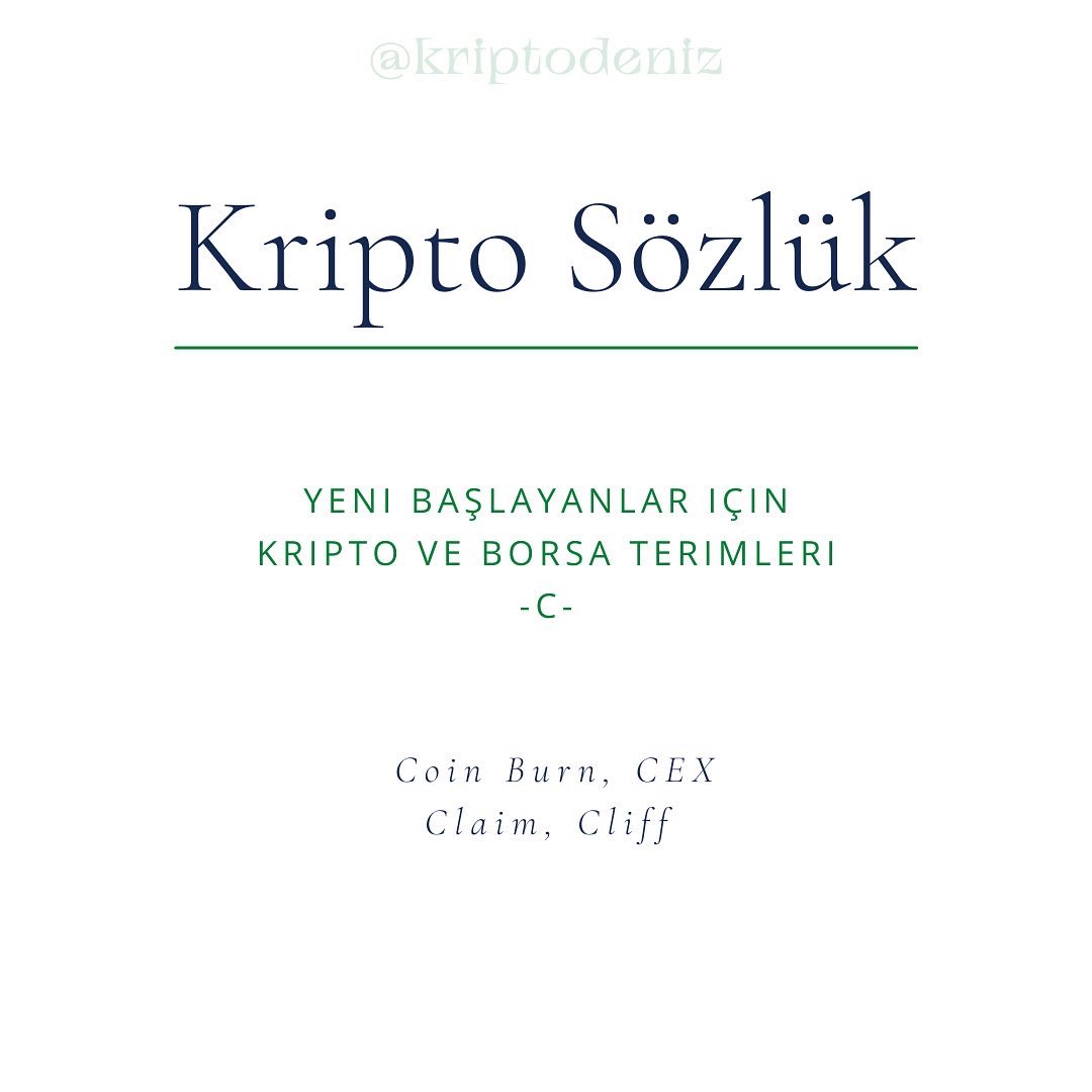 BTCDergi's tweet photo. Kripto sözlük serisinde C harfi ile devam ediyorum. Salı günleri,piyasaya yeni girenler için kripto ve borsa terimlerini paylaşıyorum. Daha fazla faydalı içerik için takip etmeyi unutmayın.
#kriptopara #paribu #btcturk #Bitcoin￼ #altcoin #kripto #web3 #metaverse 
#kriptosozluk https://t.co/Zw5cOVpcTu