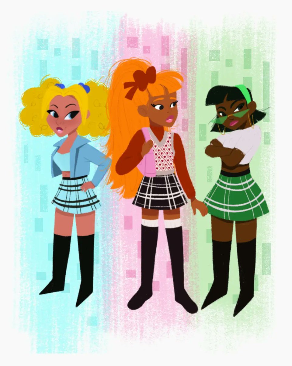 ArtistikMatter's tweet photo. Sugar , Spice and everything Nice β¨β
#PowerpuffGirls #CartoonNetwork #kidlitart #PortfolioDay #BLACKARTIST #ArtOfTheDay #Blossom #Bubbles #Buttercup #canadianillustrator https://t.co/nLI27zIArd