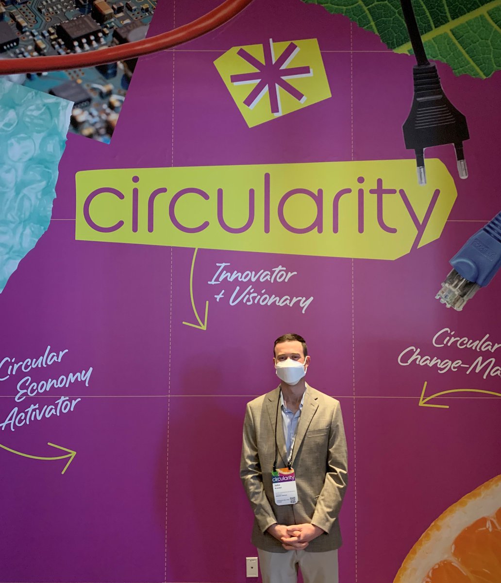 Are you on-site at #Circularity22? Meet us there! REMADE's Membership & Workforce Director, John Kreckel, is on-site. If you're interested in learning more about REMADE, our tech, funding opps & role in the #CircularEconomy, contact John at jkreckel@remadeinstitute.org! #mfg