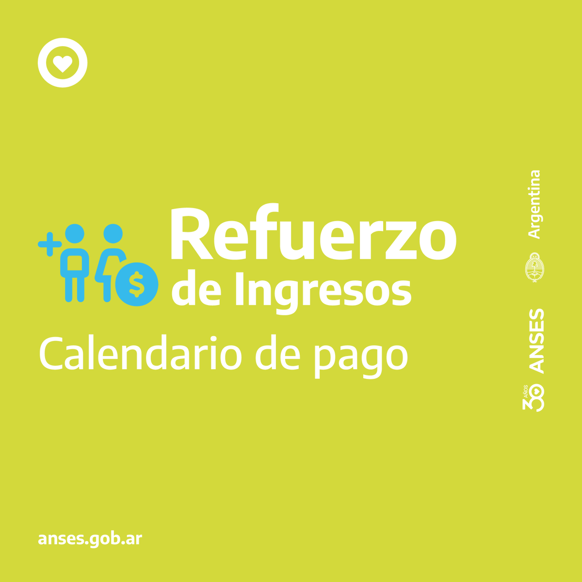 🗓 CRONOGRAMA DE PAGO DEL REFUERZO DE INGRESOS

👉 A partir del 19 de mayo se comenzará a cobrar el primer pago de $9.000, según terminación de DNI.
