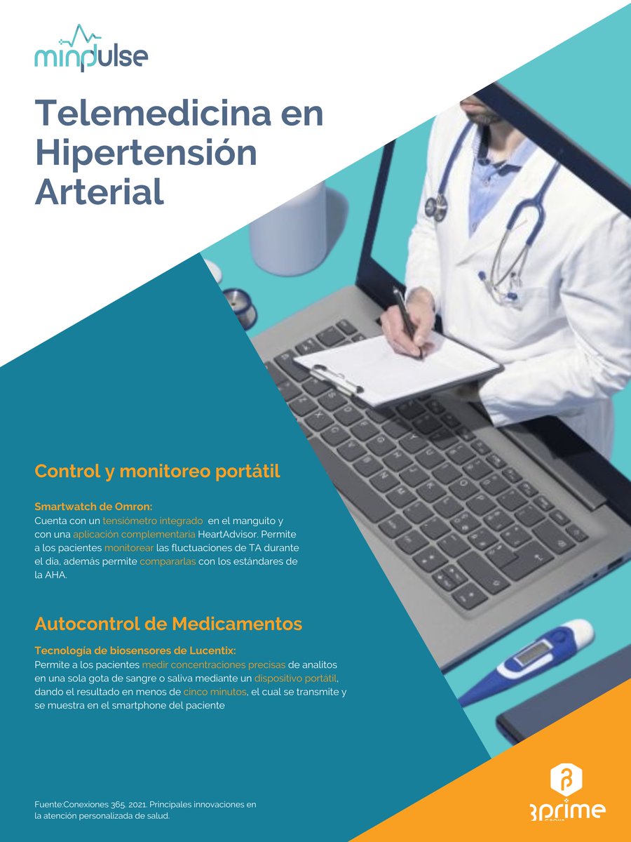 Mindpulse_MX's tweet photo. La pandemia por #COVID19 tuvo un alto impacto en la #telemedicina 📲

En el Día Internacional de la Hipertensión queremos seguir promoviendo el uso de #tecnologías #innovadoras para la prevención, seguimiento y manejo de este tipo de enfermedades 🩺

#mindpulse
#saluddigital https://t.co/hggzOnNT3C