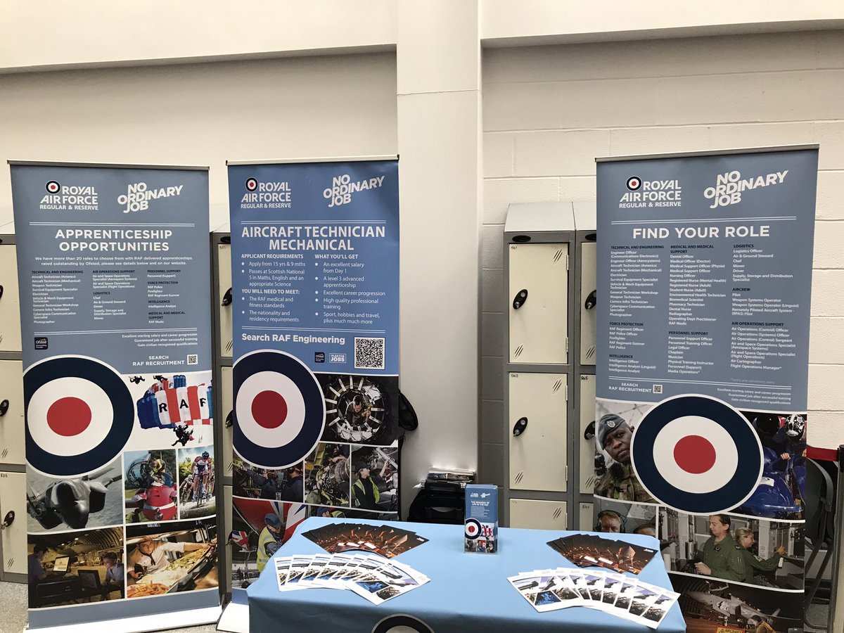 RAF Careers Engagement Scotland are looking forward to meeting all the students and parents from Berwickshire High School in the Scottish Borders this evening. <a href="/DYWBorders/">DYW Borders</a> <a href="/EngagementRaf/">RAF Community Engagement S&NI</a>