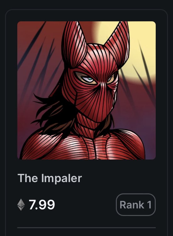 Rank 1 of #svsnft now 7.99! Yes, Rank 1!

looksrare.org/collections/0x…