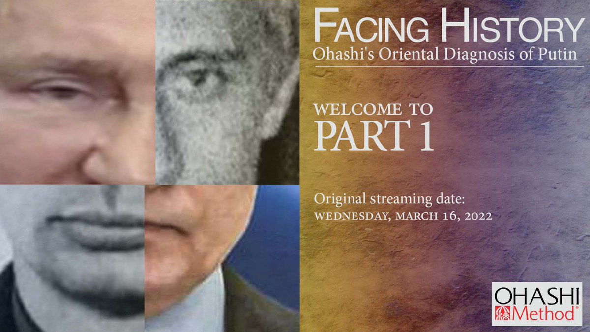 OhashiMethod's tweet image. Facing History: Ohashi's Oriental Diagnosis of Putin
All three parts now online for free. Excellent content by Ohashi. Professionally edited and produced.
youtube.com/playlist?list=…