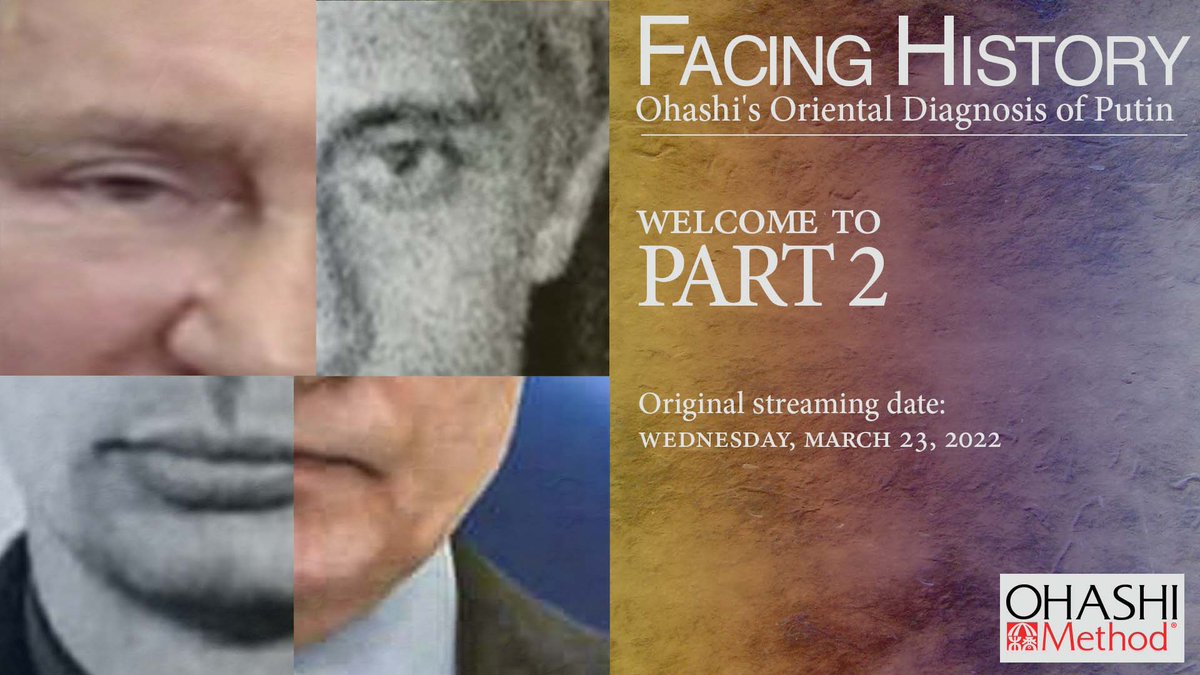 OhashiMethod's tweet image. Facing History: Ohashi's Oriental Diagnosis of Putin
All three parts now online for free. Excellent content by Ohashi. Professionally edited and produced.
youtube.com/playlist?list=…