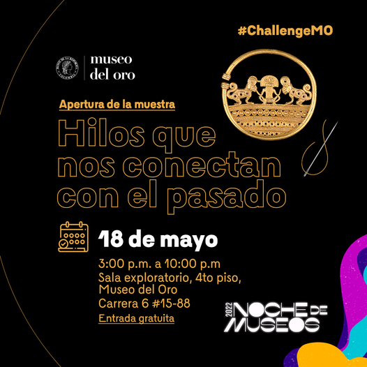 Banrepcultural's tweet photo. Desde este miércoles el #MuseoDelOro presenta 'Hilos que conectan', una muestra de bordados inspirados en piezas prehispánicas, que los seguidores/as de redes del museo hicieron como parte del #ChallengeMO.
Conoce más obras en Instagram https://t.co/WHh1nR0aoS
¡Te esperamos! https://t.co/ZKOKxeYypp
