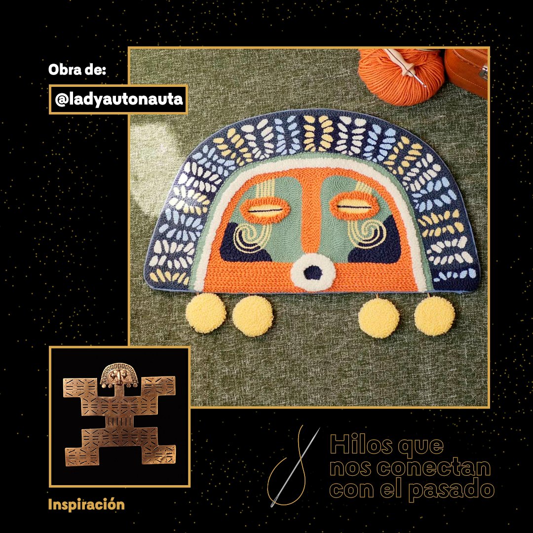 Banrepcultural's tweet photo. Desde este miércoles el #MuseoDelOro presenta 'Hilos que conectan', una muestra de bordados inspirados en piezas prehispánicas, que los seguidores/as de redes del museo hicieron como parte del #ChallengeMO.
Conoce más obras en Instagram https://t.co/WHh1nR0aoS
¡Te esperamos! https://t.co/ZKOKxeYypp