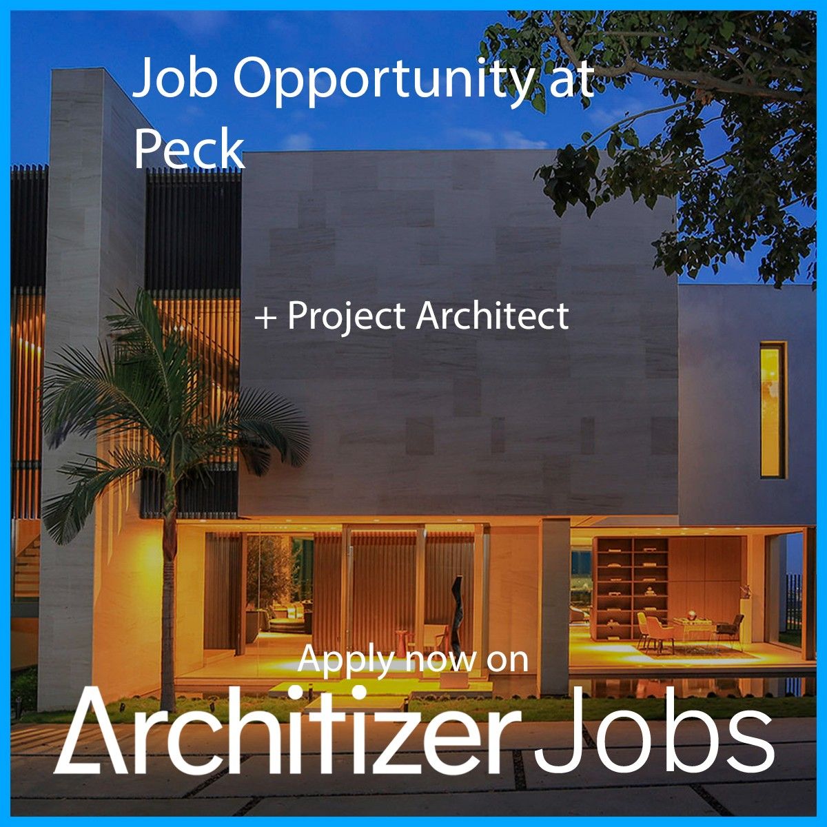 NEW JOB OPPORTUNITY: PECK is an established architecture, civil engineering and structural engineering firm based in the Playhouse District of Pasadena. Read more & apply here: arc.ht/37Gqtzw
.
.
.
#jobsinarchitecture #architecturejobs #designjobs