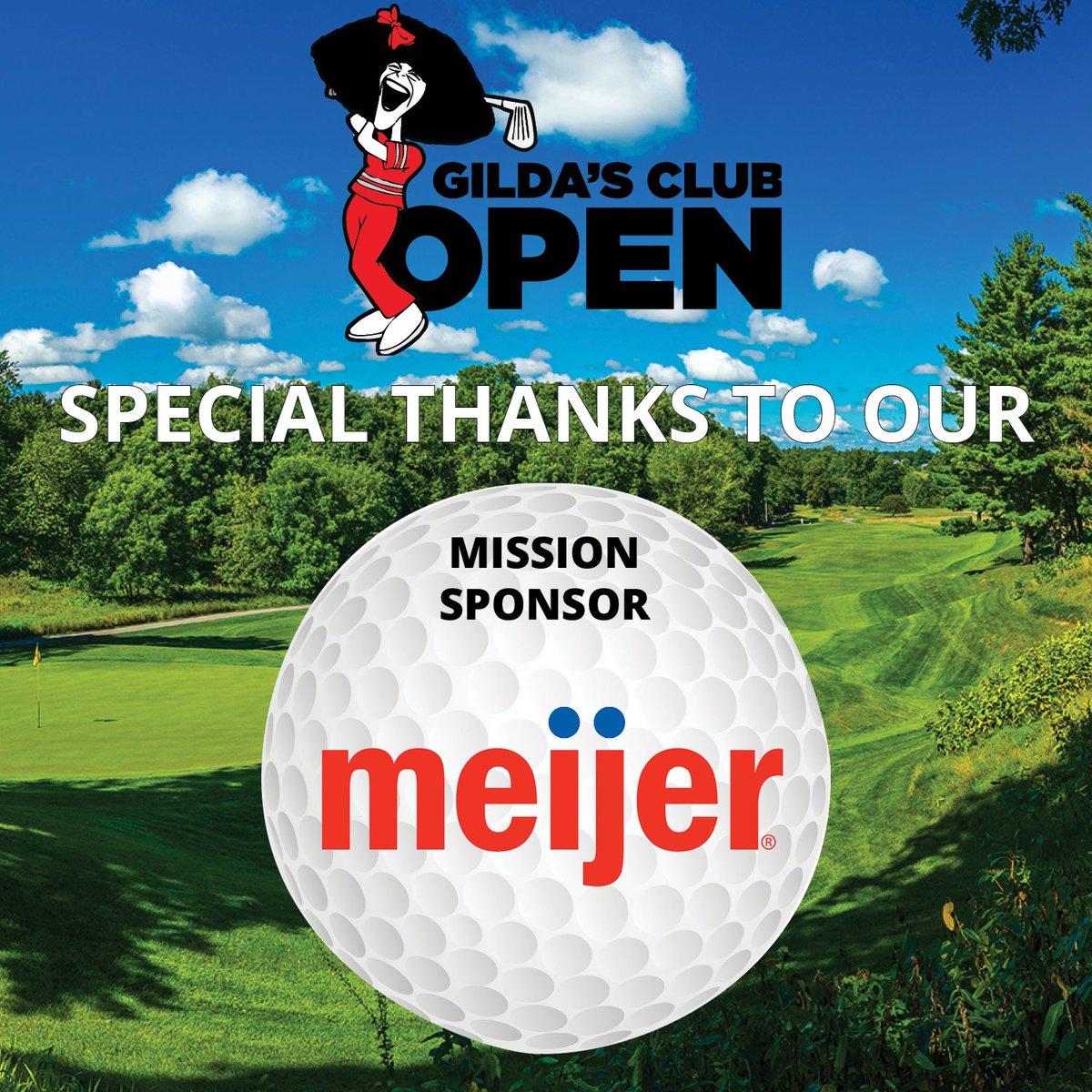We're looking forward to the 9th Annual Gilda's Club Open happening at Egypt Valley Country Club next Monday! We wanted to give a special shout out to our 2022 Mission Sponsor <a href="/meijer/">Meijer</a>.