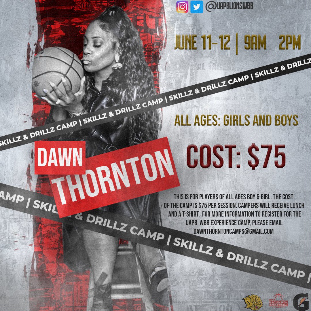 DivaCoachAAMU's tweet photo. Don’t miss out on this great opportunity to attend our 𝙎𝙠𝙞𝙡𝙡𝙯 𝙖𝙣𝙙 𝘿𝙧𝙞𝙡𝙡𝙯 𝘾𝙖𝙢𝙥‼️

Open to girls and boys who want to develop essential fundamentals of basketball.🫶🏽 #OurWay #870 #UAPB #Basketballcamp #Arkansas 

𝗣𝗹𝗮𝘆𝗲𝗿𝘀 𝟱𝘁𝗵-𝟭𝟮𝘁𝗵 G𝗿𝗮𝗱𝗲 ☄️ https://t.co/OhIkRJS3IY
