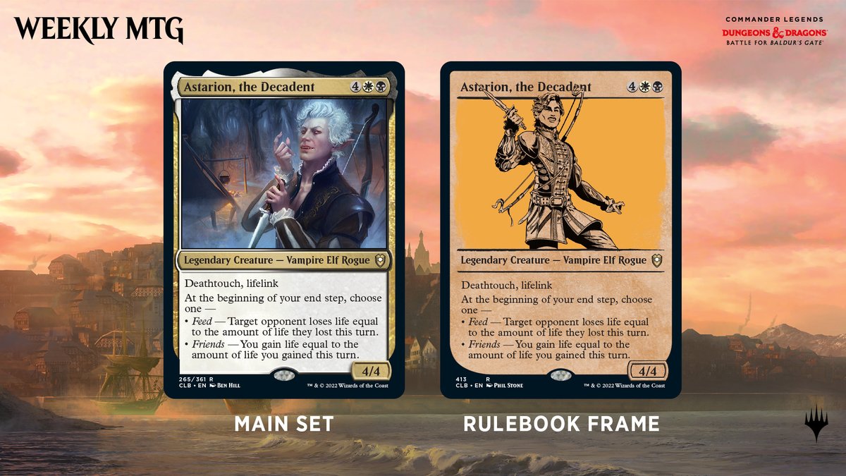 mtg astarion cards Magic The Gathering - Commander Legends - Battle for Baldur's Gate