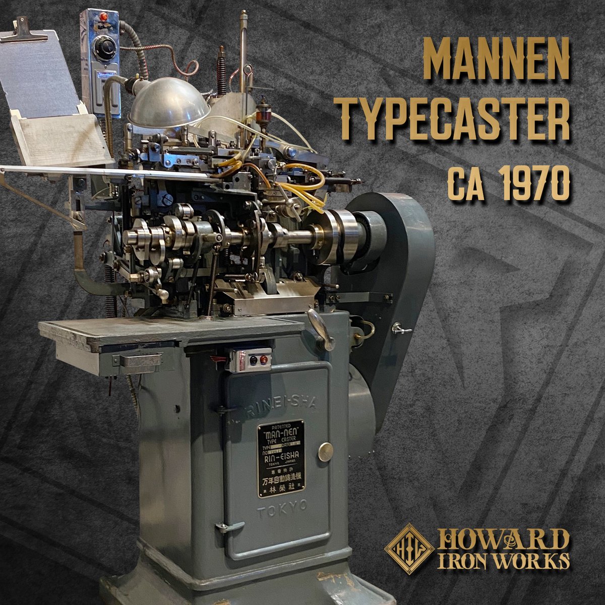 HowardIronWorks's tweet photo. In celebration of #AsianHeritageMonth, we spotlight the Ho Sun Hing Printers of Vancouver, which closed down in 2014 after a 104-yr long history, the founder & three generations of the Lam family after him. #Mannen #typecaster #Monotype #Ludlow #printinghistory #printingmuseum https://t.co/ocec3vPHMa