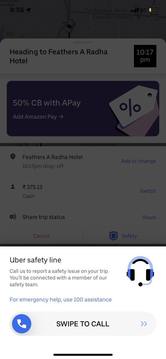 0303anu's tweet photo. @Uber @Uber_Support your emergency helpline is distinct - the number is coming as invalid - I have no idea how to connect with helpline or report driver misbehaviour. Totally disappointed https://t.co/mQqHSJPKjT