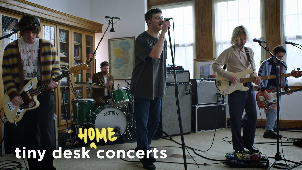 iahcchicago's tweet photo. @nprmusic's Tiny Desk (home) concerts π€ with the Fontaines D.C at our very own Irish American Heritage Center! Watch the four-song set from The Library at The Irish American Heritage Center! βοΈ https://t.co/f4rq5z3zGQ
#tinydeskconcert #fontainesdc #iahc https://t.co/Y6YQMkM2Ab