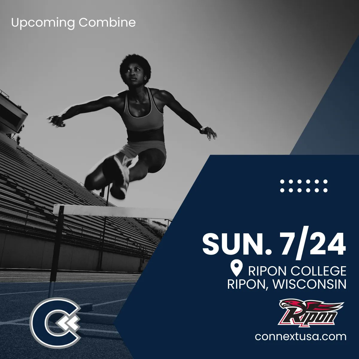 After an exciting winter at the Willmore Center, Connext is thrilled to return this summer for the Connext500 High School Track &amp; Field Combine.  Join us for an amazing experience at a top-notch facility!  Sign up here:  connextusa.com/2022-combines-…