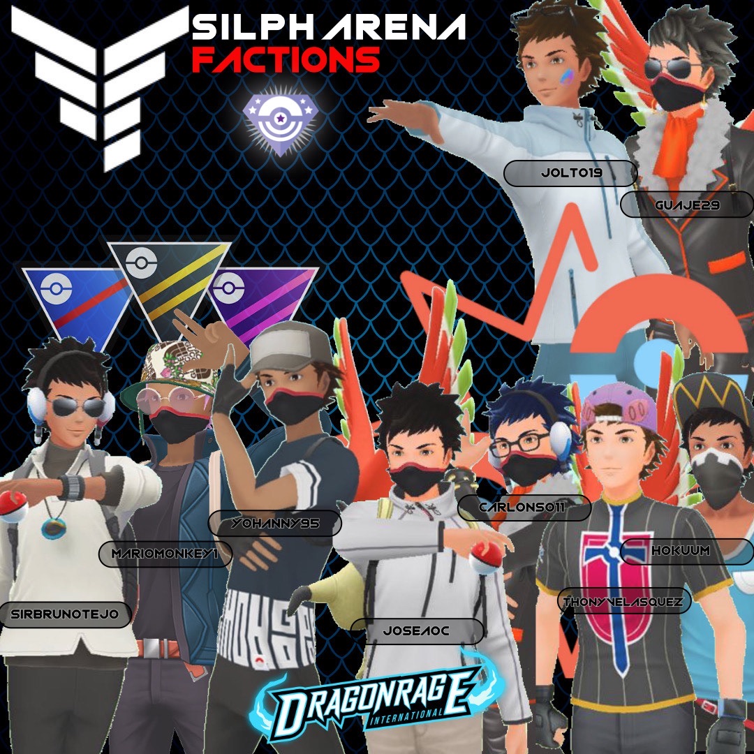 Comienza una nueva temporada de Factions de Silph. Presentamos la alineación oficial que dará la cara para defender el título conseguido en la temporada pasada en el rango Oro, esta vez en el rango Diamante. Les deseamos el mayor de los éxitos.
#DragonRage #SilphArena #PokemonGO