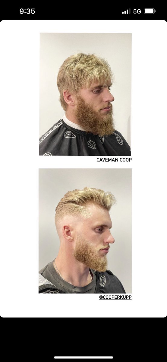 ausduc's tweet image. My barber when I was at UCR has been cutting Cooper kupp lol