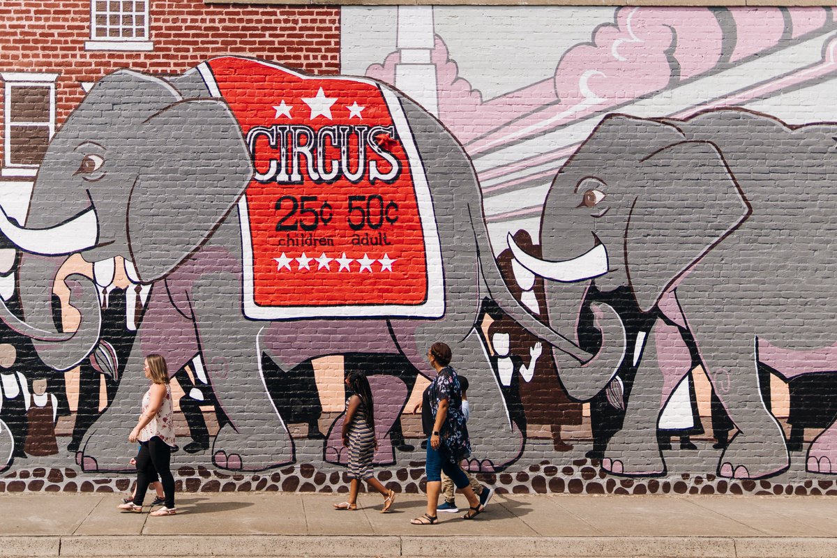 Murals are a fun and unique way to enhance the appeal of any streetscape while reflecting pieces of local history or capturing a community’s vibe. 
Follow along as we showcase all of the eccentric murals in #MHC. 
visitmartinsville.com/blog/mural-may