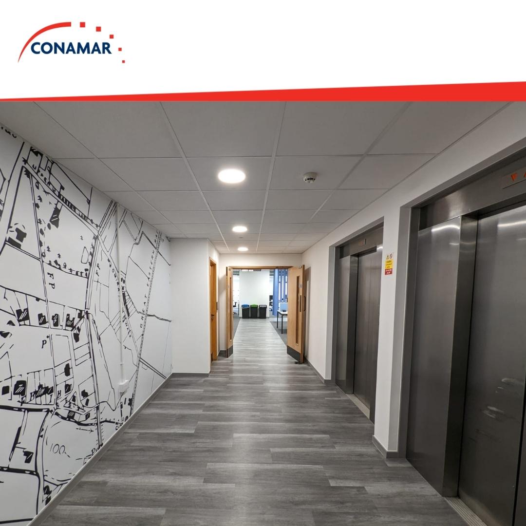 ConamarBuild's tweet image. The handover of @BroxbourneBC’s Head offices at Bishops&apos; College was a great success – around 150 people attended and joined us with a chip stall to celebrate the opening &amp;amp; the project received praise all round!

#refurbishment #construction #officerefurb