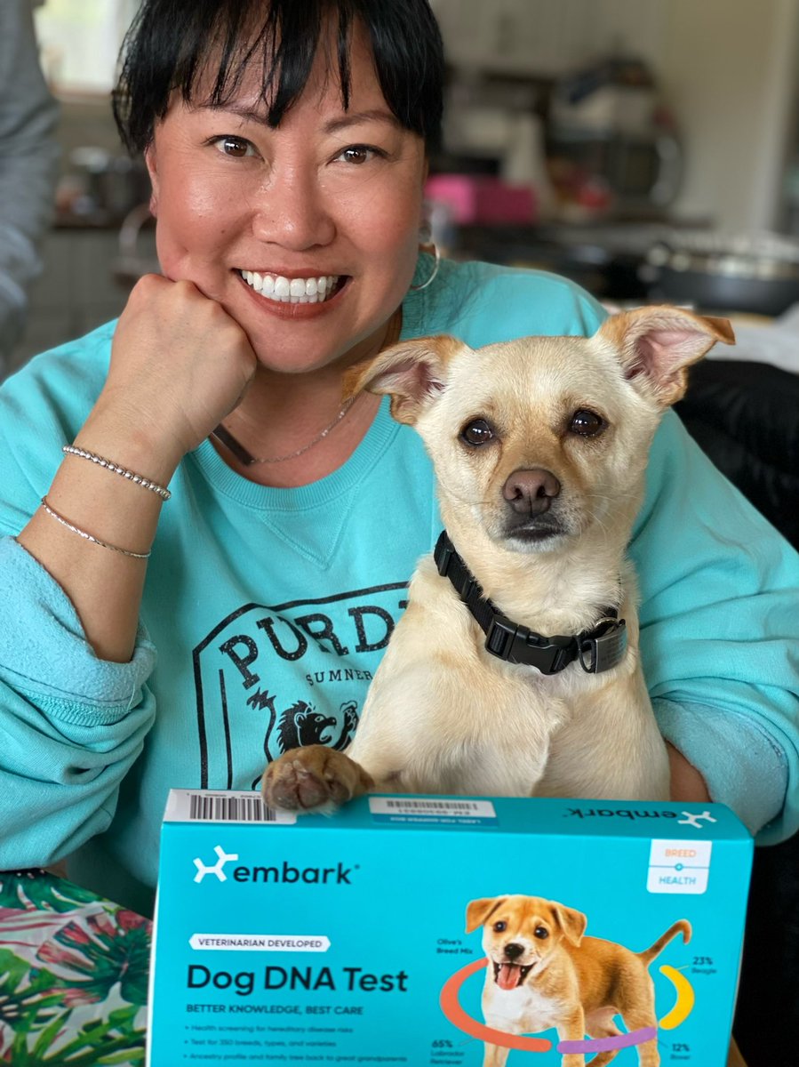 BonJoyFox's tweet photo. Best Birthday Gift from #Framily for #HenryFoxPerrin 3rd Birthday. #embarkvet #embarkdna Also note: his next career move, obviously…#SpokesPuppy for @embarkvet #JUMPforJOY https://t.co/SigNI2N1m5