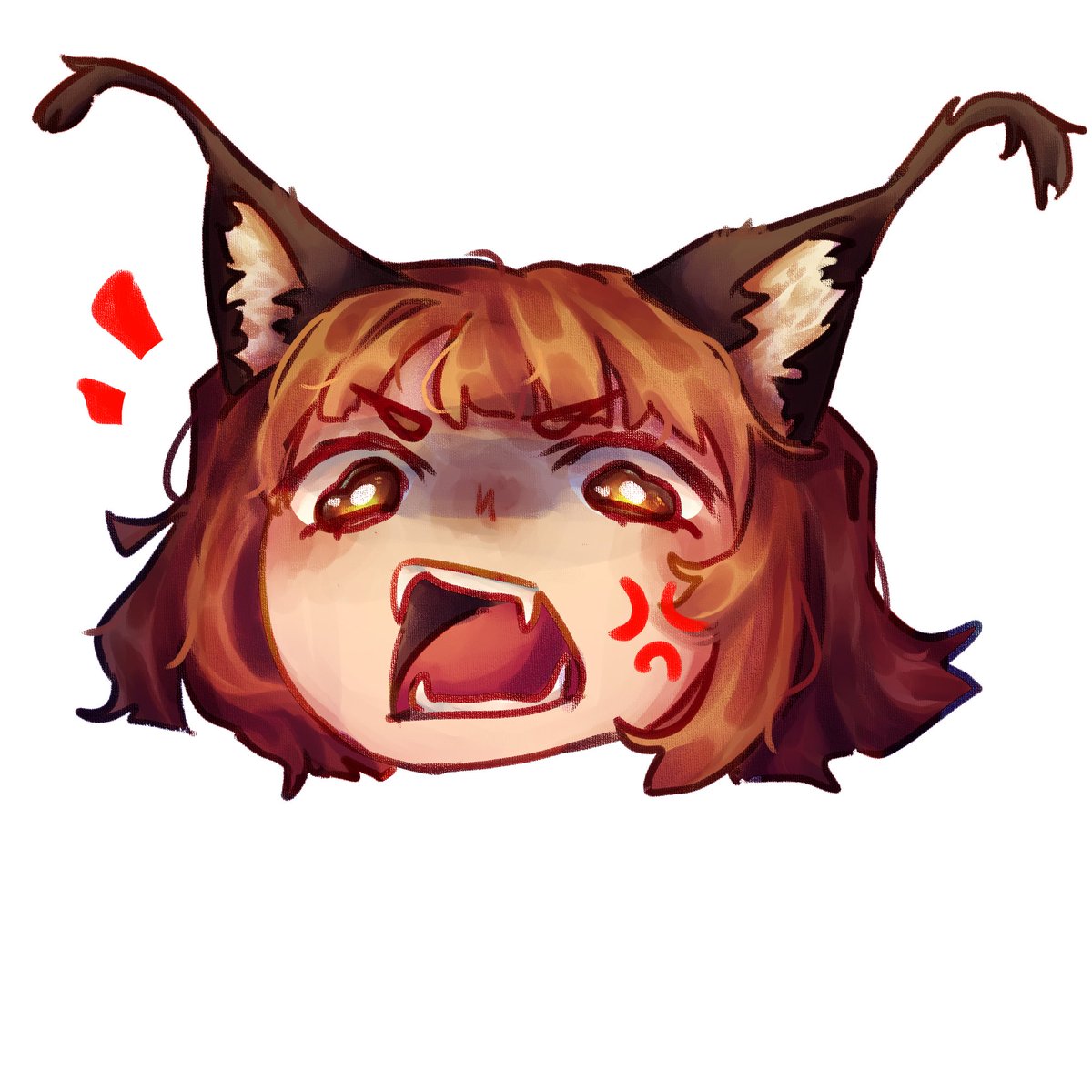 spitefulrats's tweet image. angry catgirl commission for @/caracal_club! 

#artph