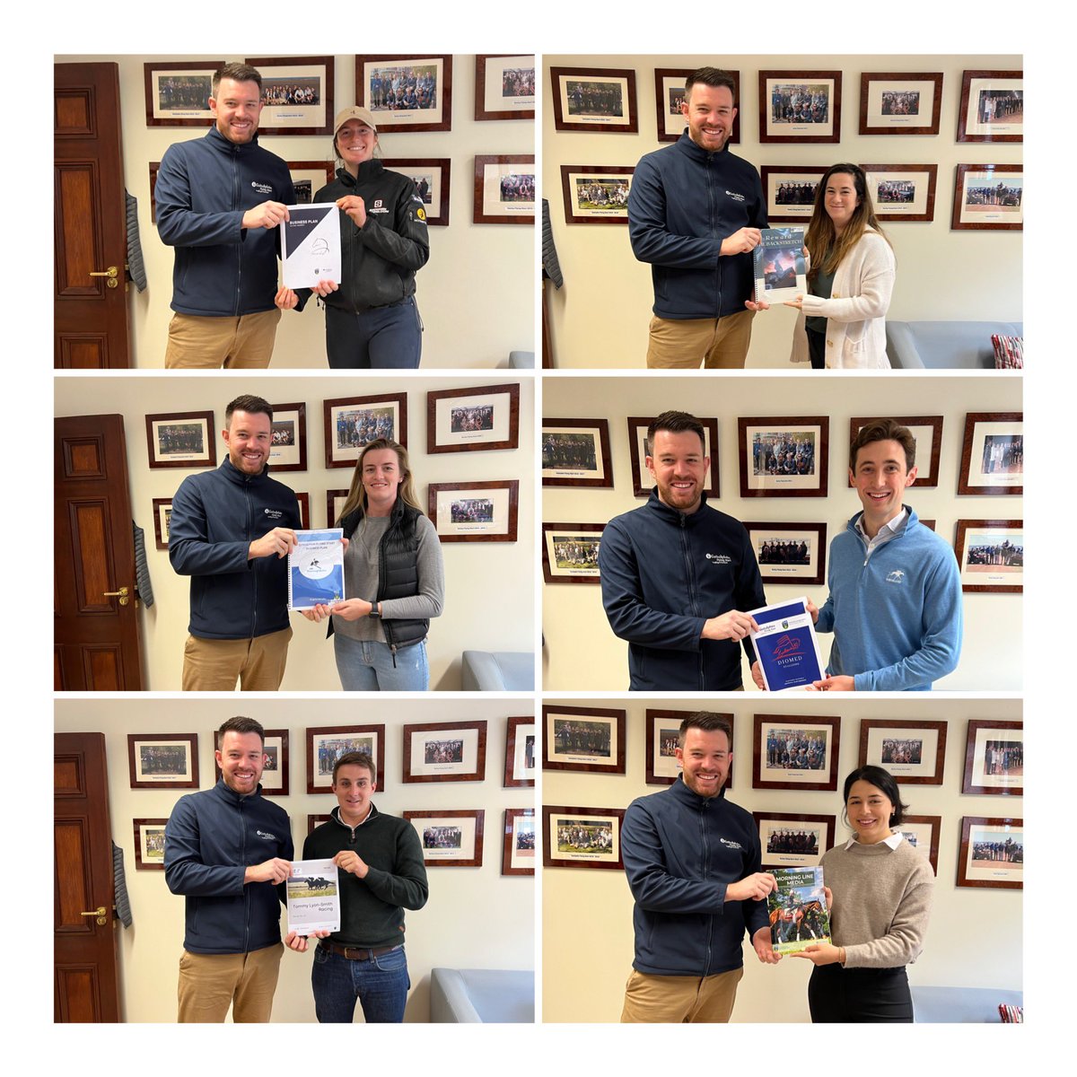 FlyingStartNews's tweet photo. Itโs a busy week at Flying Start HQ, @KavanaghClodagh has just returned from the ๐บ๐ธ after supporting the first year team in their conference, while back in ๐ฎ๐ช @Martin_Larkin received the second year traineesโ final business plans which they will pitch this week! #finalassignment https://t.co/c8yggTjGhS