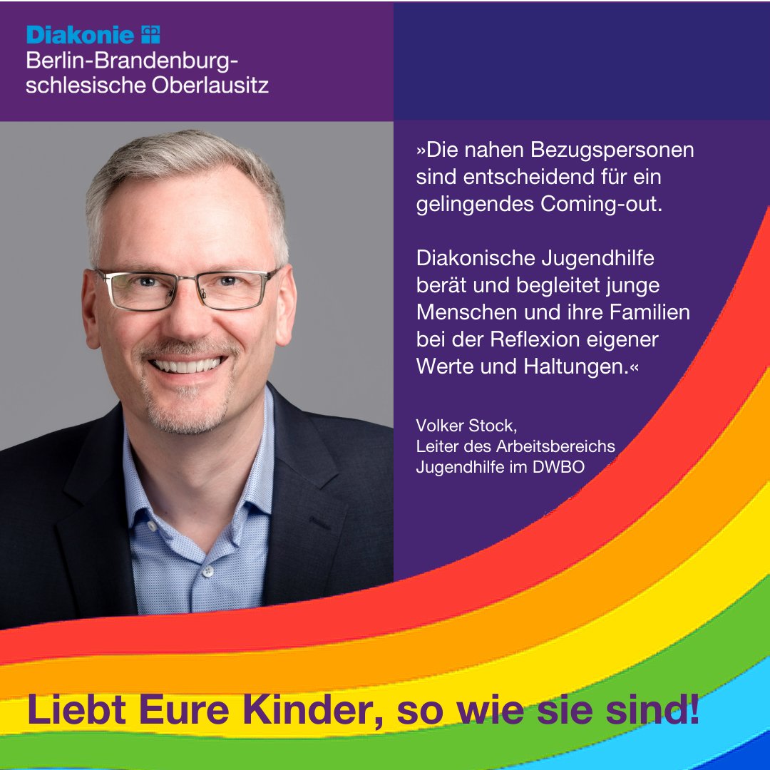 DiakonieBerlin's tweet photo. Gerade in jungen Jahren ist ein gut begleitetes #comingout Gold wert. Die Einrichtungen der Diakonischen Jugendhilfe beraten junge Menschen und ihre Familien und sind für sie da.
Hier eine Übersicht unserer #Beratungsstellen https://t.co/Nil7alBpIi, die gerne unterstützen. https://t.co/T6RWdGVwR3