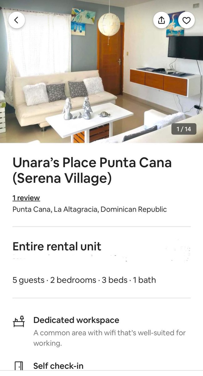 UnaraGroup's tweet photo. Our new Place at Punta Cana is available on airbnb . You can book up with the link on our bio. https://t.co/IaUYm5V3iA