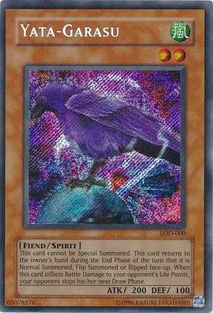 Let's take a moment to acknowledge Yata-Garasu, the longest banned card is  Yu-Gi-Oh! history is now off the forbidden and limit list. Long time  coming; my how the game has changed