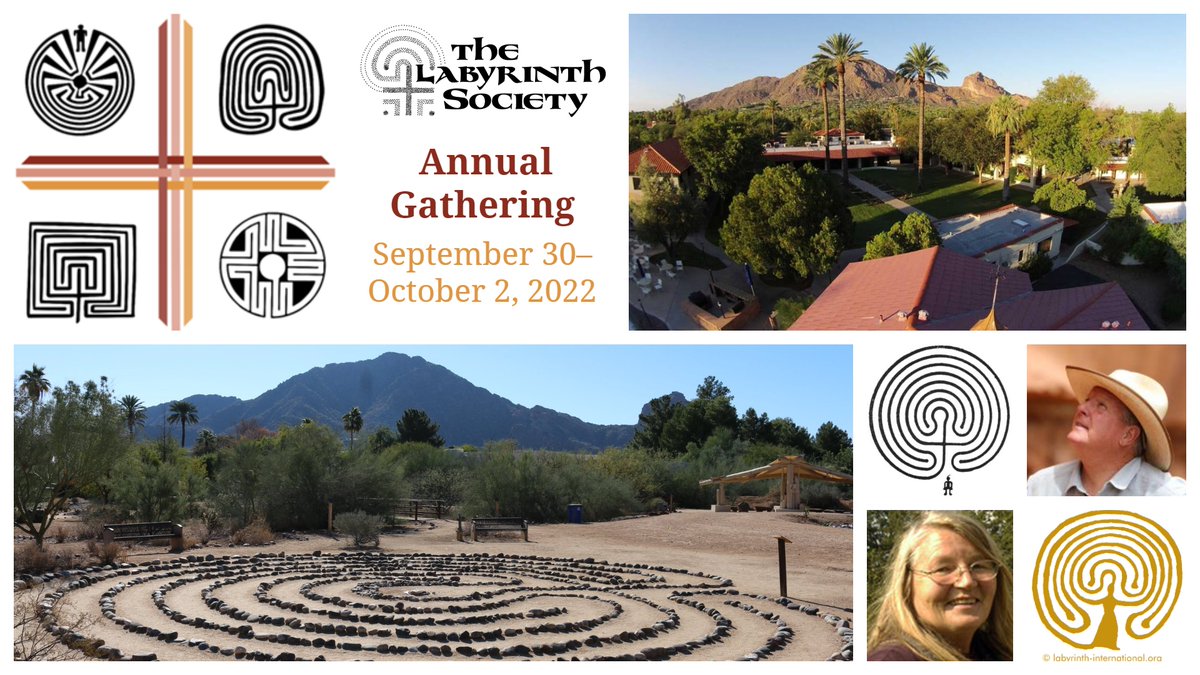 LabyrinthSoc's tweet photo. Join us for the 24th Annual Gathering of The Labyrinth Society in Scottsdale, Arizona! https://t.co/PHW0EWe4d8
Registration is open with an Early Bird discount deadline of June 15th. #labyrinths #TLSGathering #TheCasaFRC https://t.co/hGePTDCBHO