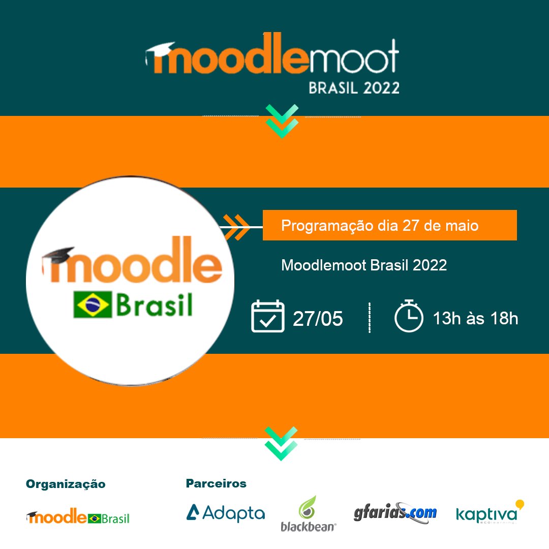 moodlemoot_br's tweet photo. Programação MoodleMoot do dia 27 de maio de 2022 - 13h às 18h

https://t.co/F4BhMO5Y4H https://t.co/jl8i3LjquF