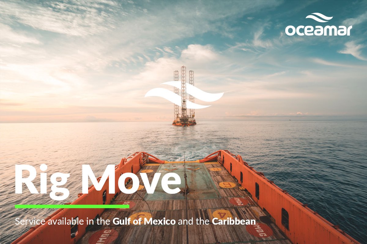 oceamar's tweet photo. #RigMove Operations are available for national and international waters. Get more information from our experts: ventas@oceamar.com https://t.co/d8hqpiUnZO