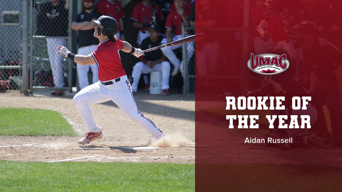 BLCvikings's tweet photo. .@AidanRussell117 of @BLCbaseball named UMAC Rookie of the Year. https://t.co/FiEwsfDg72