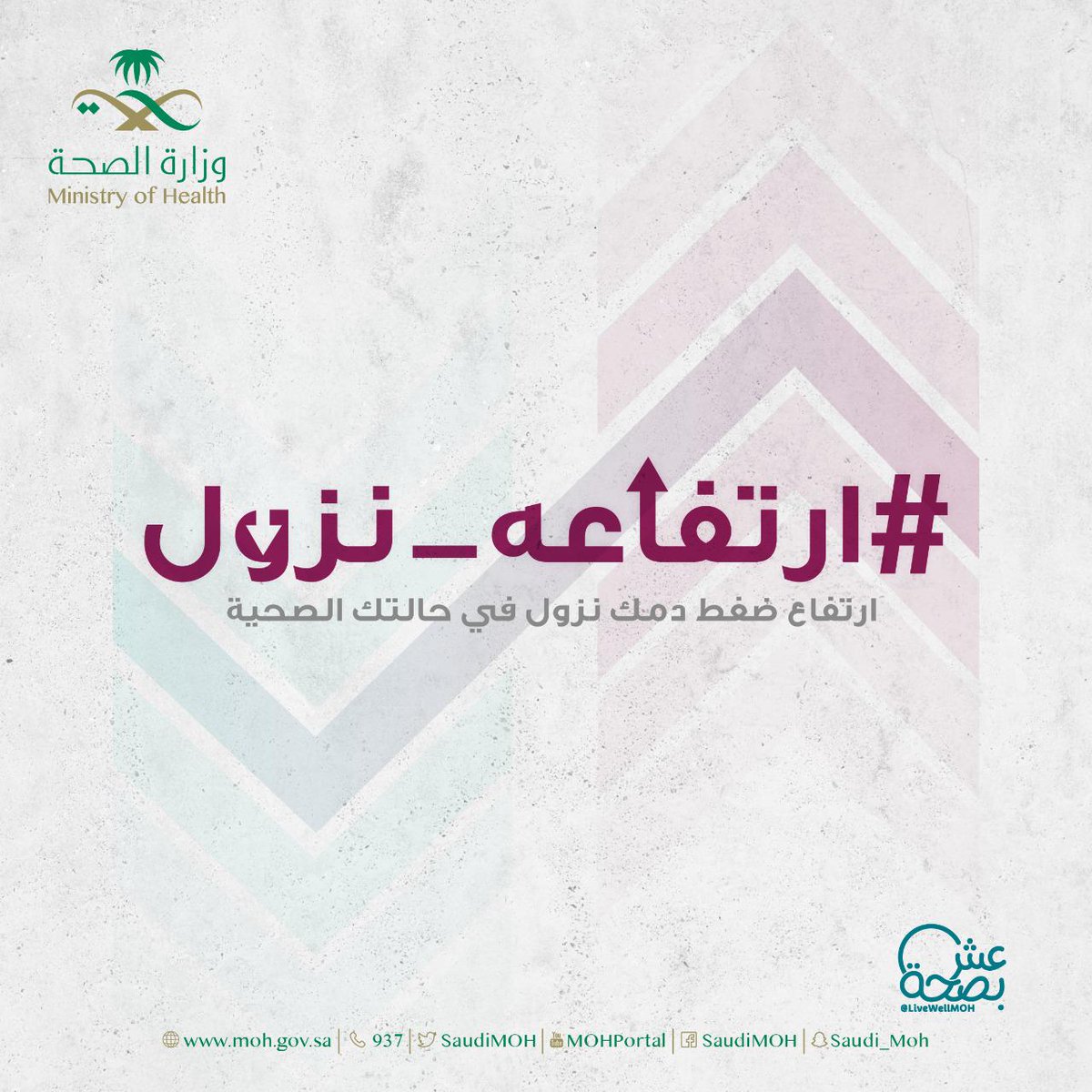 كل ارتفاع ياخذك لفوق، لكن قد سمعت بارتفاع ياخذك لتحت؟⬇️

#ارتفاعه_نزول 
#اليوم_العالمي_لارتفاع_ضغط_الدم
