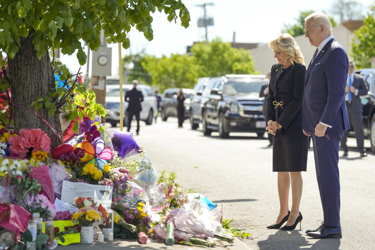 Jill and I are in Buffalo to stand with the community and to grieve with the families. As a nation, we must find purpose to live a life worthy of those we lost. We must resolve that from tragedy will come hope and light and life.