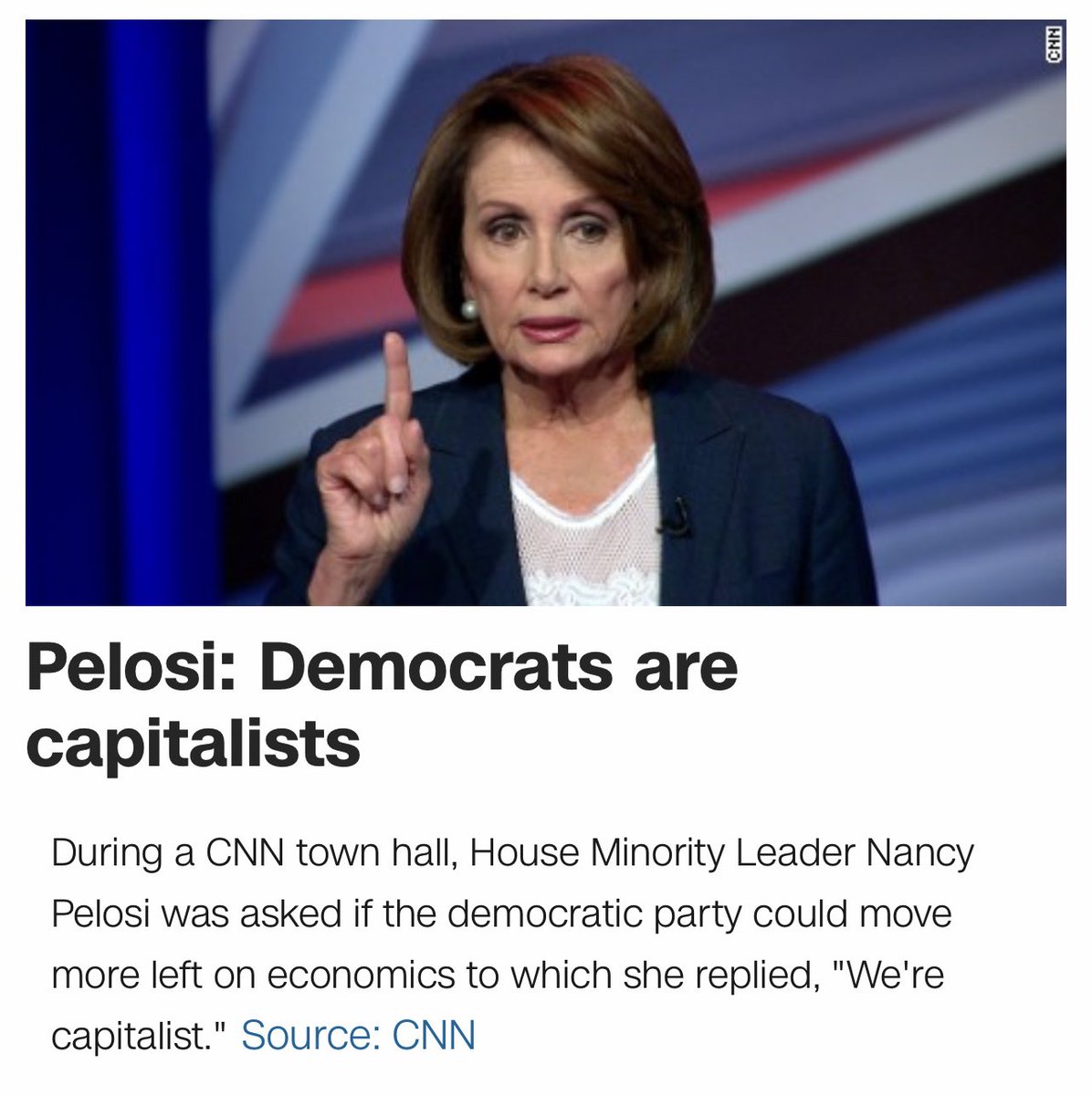 Pelosi has said it herself that Democrats will never move left on economics because they’re capitalists yet there’s a political industry (Justice Dems, DSA, TYT) that’s conning people into thinking a party that serves Big Business &amp; the military industrial complex will move left.