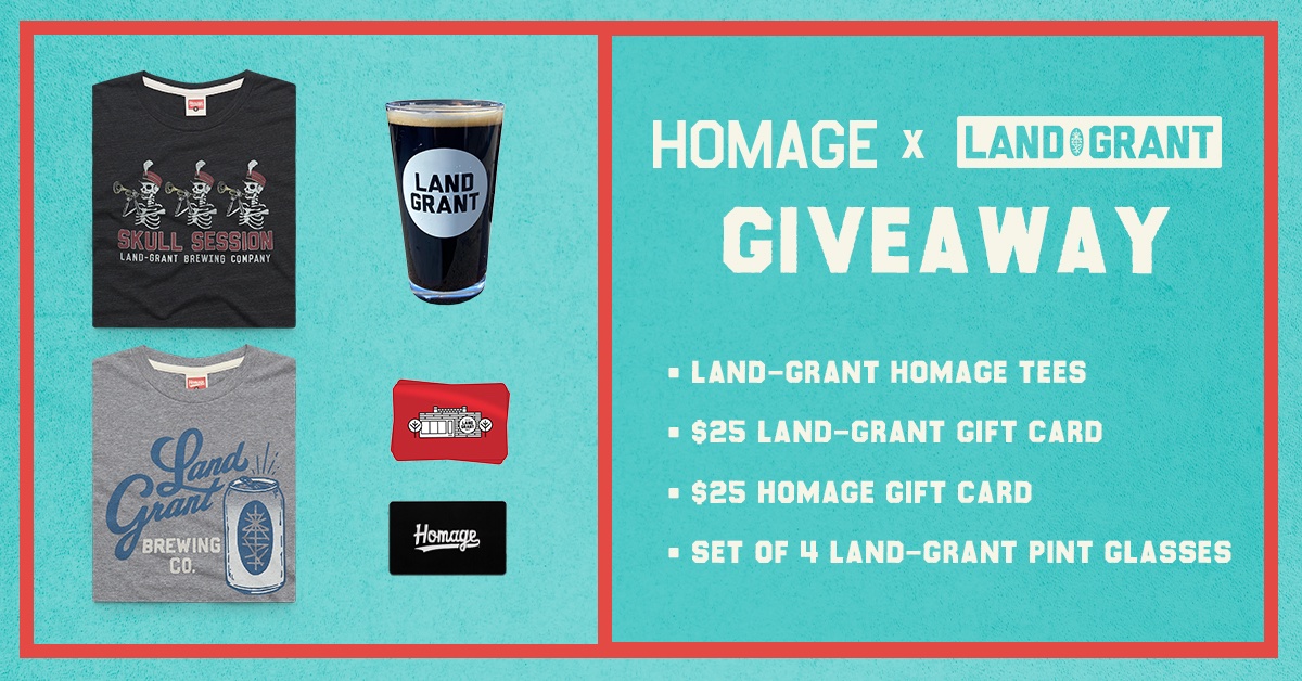 HOMAGE's tweet photo. Beer Week continues with a giveaway by our friends at Land-Grant! Slingin' brews in C-Bus for years, LG is a beer institution 🍺
 
Enter to win this pack by ❤️ this post and following @LandGrantBeer + @HOMAGE!

BONUS ENTRY: Tag a friend you would crack open an Oh, Sure IPA with🍻 https://t.co/MmVur4ichM