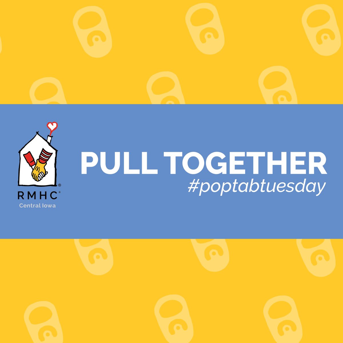 It's time to pop the top of your aluminum can and place it in the cute little house 🏡 provided by RMHCCI! 

#poptabtuesday
#charitablegiving
#popatopagain