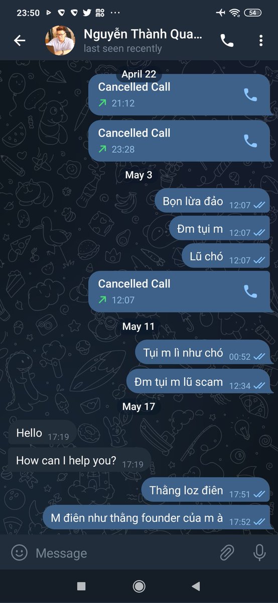 Massi68215930's tweet photo. @solareum_wallet Thôi tụi m dẹp mẹ dùm. Thằng founder và thằng dev đọc hiểu còn éo biết thì đi lùa gà cm gì https://t.co/2TJWALvnbT
