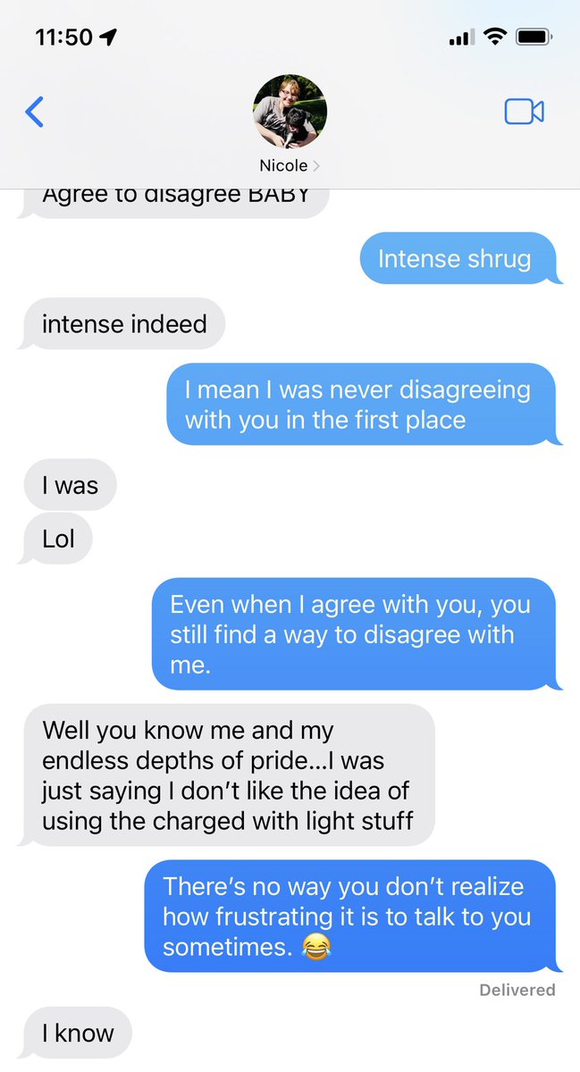 thatsmyboyko's tweet photo. Context: I agreed that sidearms are slept on and that I’d use a Surprise Attack CWL build in PvP.  

@NicoleisaHuman I hate it here. https://t.co/HDxXhWxJmM