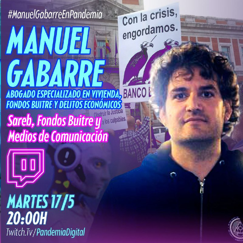 JulianMaciasT's tweet photo. Hoy hablaremos en Pandemia Digital sobre fondos buitre con @ManuelGabarre3 y sobre los bots de twitter y Elon Musk con @BarriPdmx y @SoyMmadrigal con los que analizaremos herramientas de análisis de shadowban en una nueva edición de #AcademiaDigital.
👉https://t.co/0frUFwDcQi https://t.co/awayokL0om