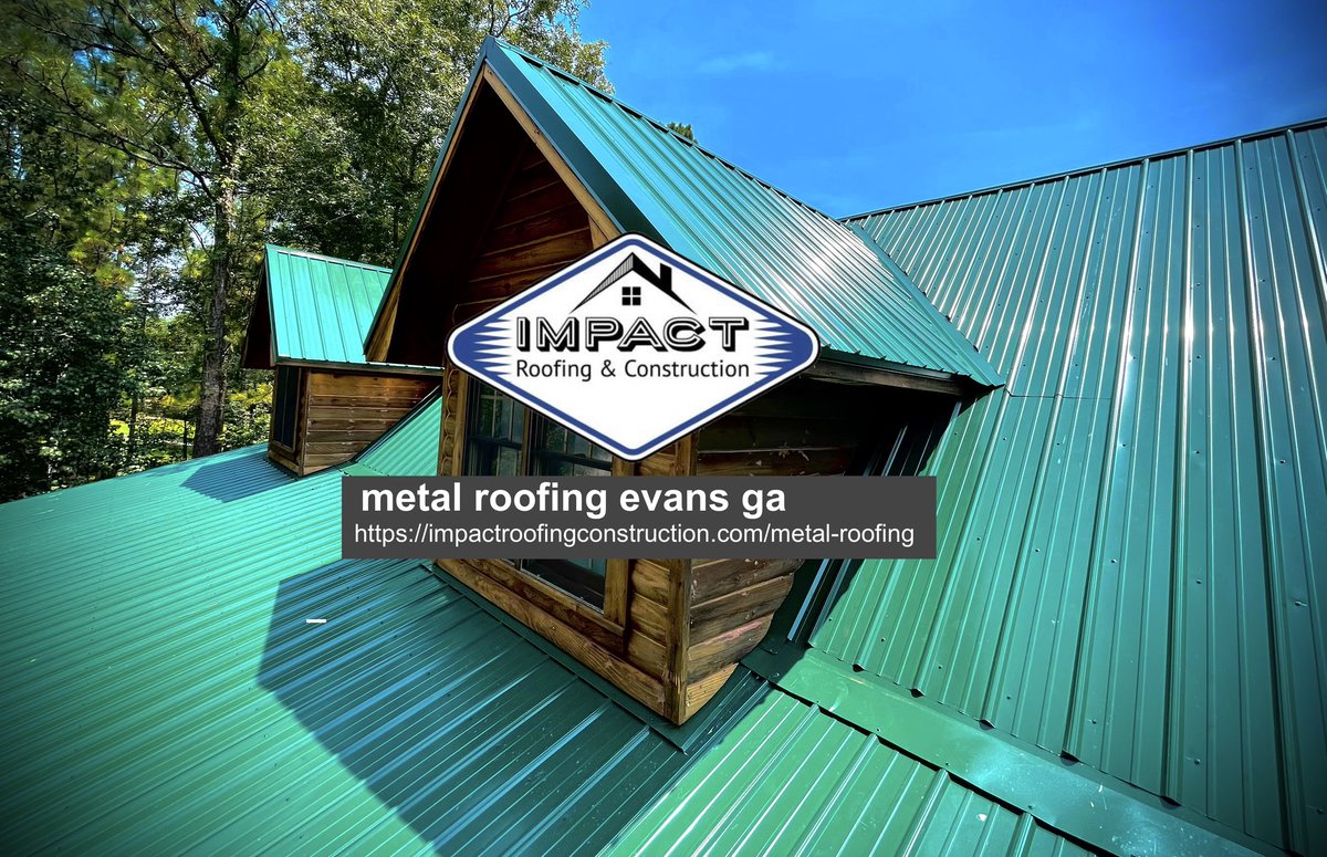 Metal Roofing in Evans GA / Twitter